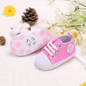 Lightweight Sequin Sneakers for Baby Boys - Trendy, Comfortable, Non-Slip Shoes